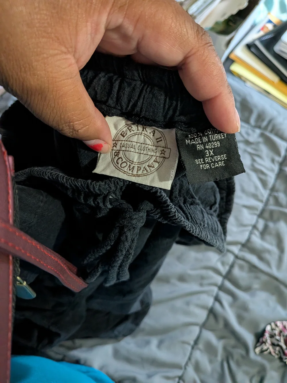 Black Kids Drawstring Bottoms